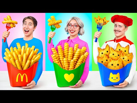 Me vs Grandma Cooking Challenge Tasty Kitchen Ideas by Multi DO Challenge