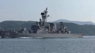 M160818 海上自衛隊佐世保基地 護衛艦『しまかぜ』 出港