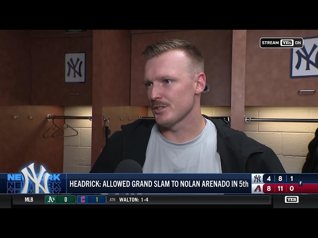 Thumbnail for Brent Headrick on allowing grand slam to Nolan Arenado