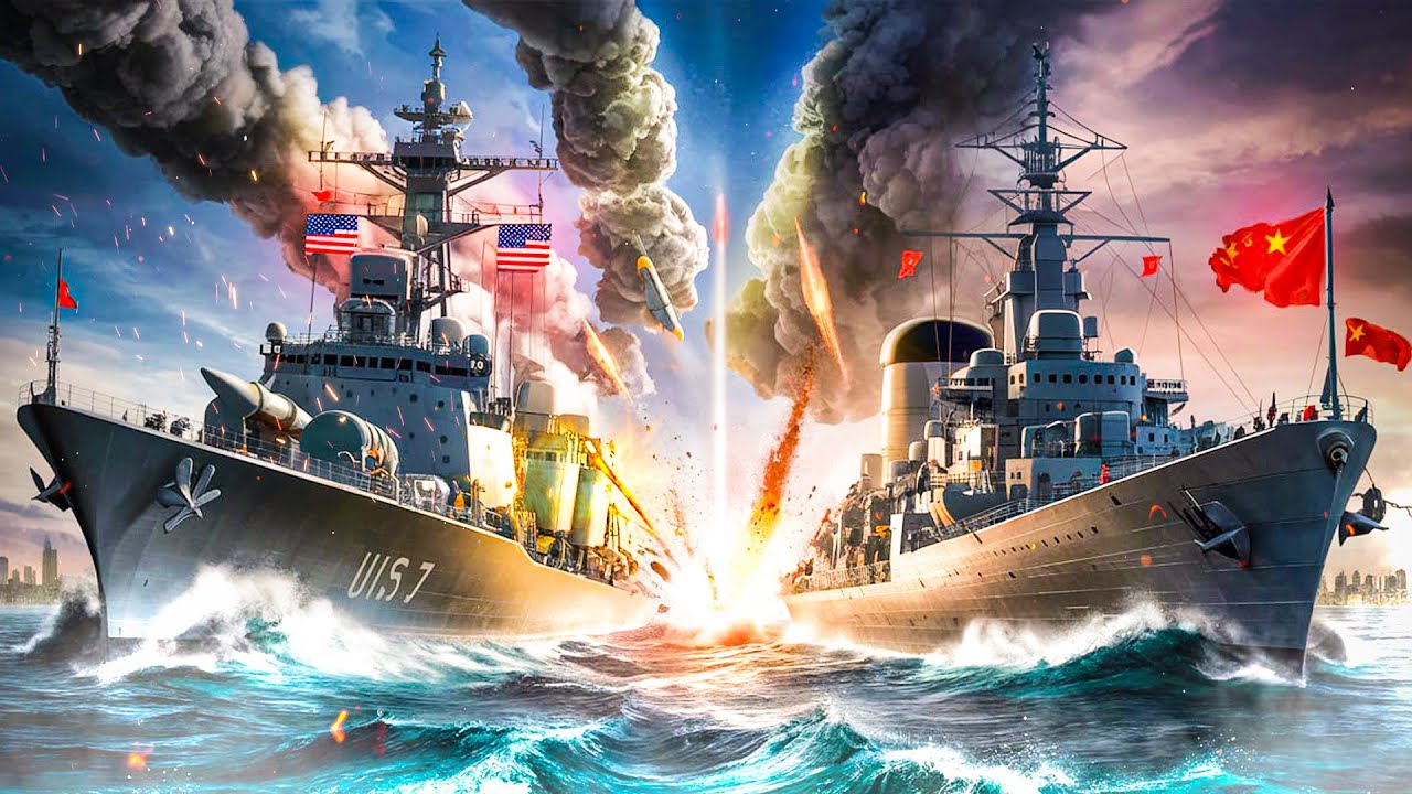 US Destroyer COLLIDES With Chinese Navy Ship: Full Incident Breakdown