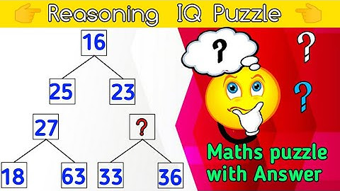 Maths Reasoning Puzzle /Question //#4//With Answer //#logicalreasoning #logical #iqtest #mathspuzzle