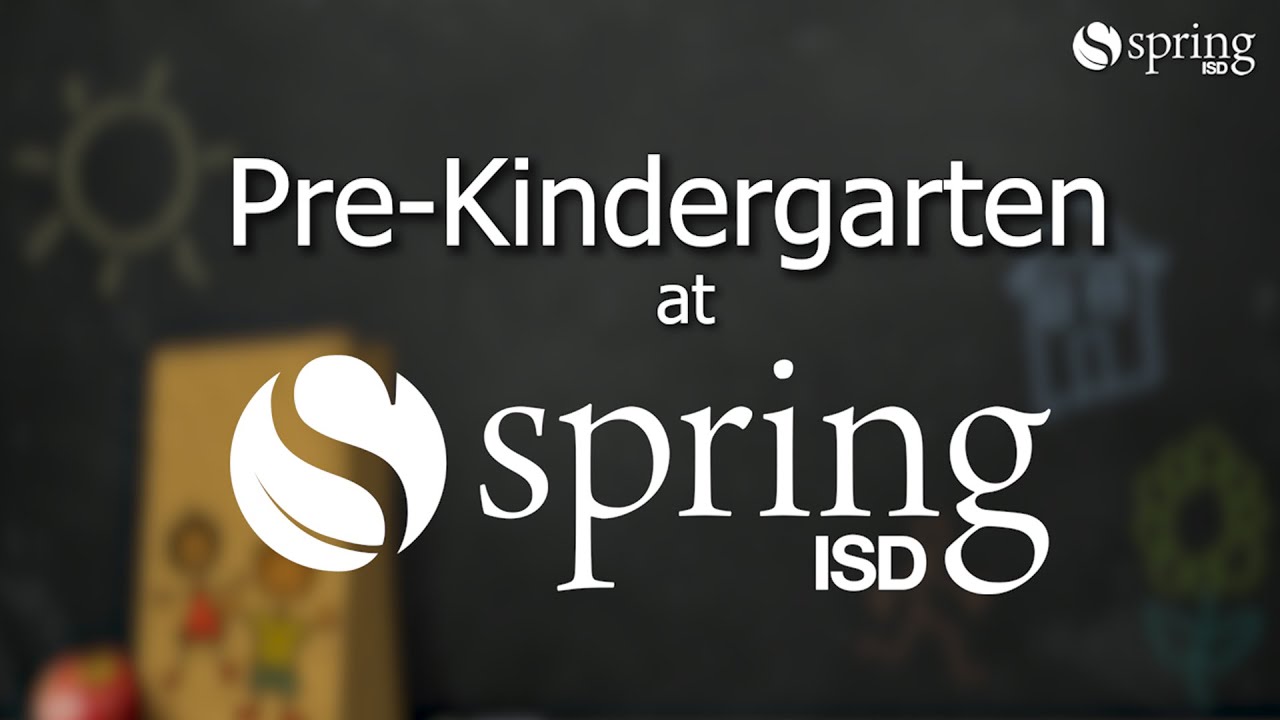 Pre-Kindergarten at Spring ISD - YouTube