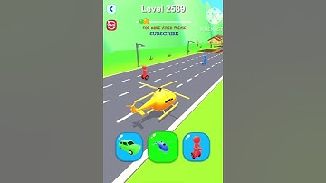 Shape Shifting - لعبة Max Level - طريقة اللعب من  - تطبيق لعبة الهاتف المحمول All Level 2589
