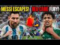 Messi Red Card Controversy: Fans Say World Cup Rigged