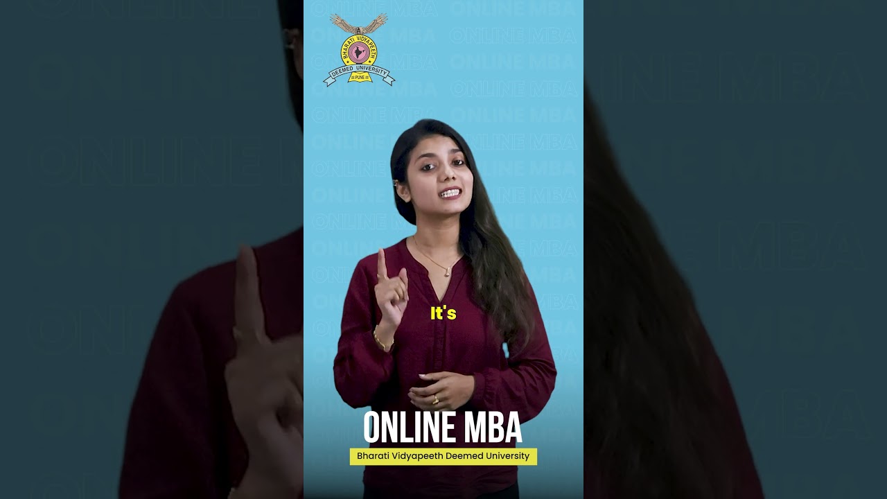 Full-Time Working? Get an MBA Online with Bhartiya Vidyapeeth Pune