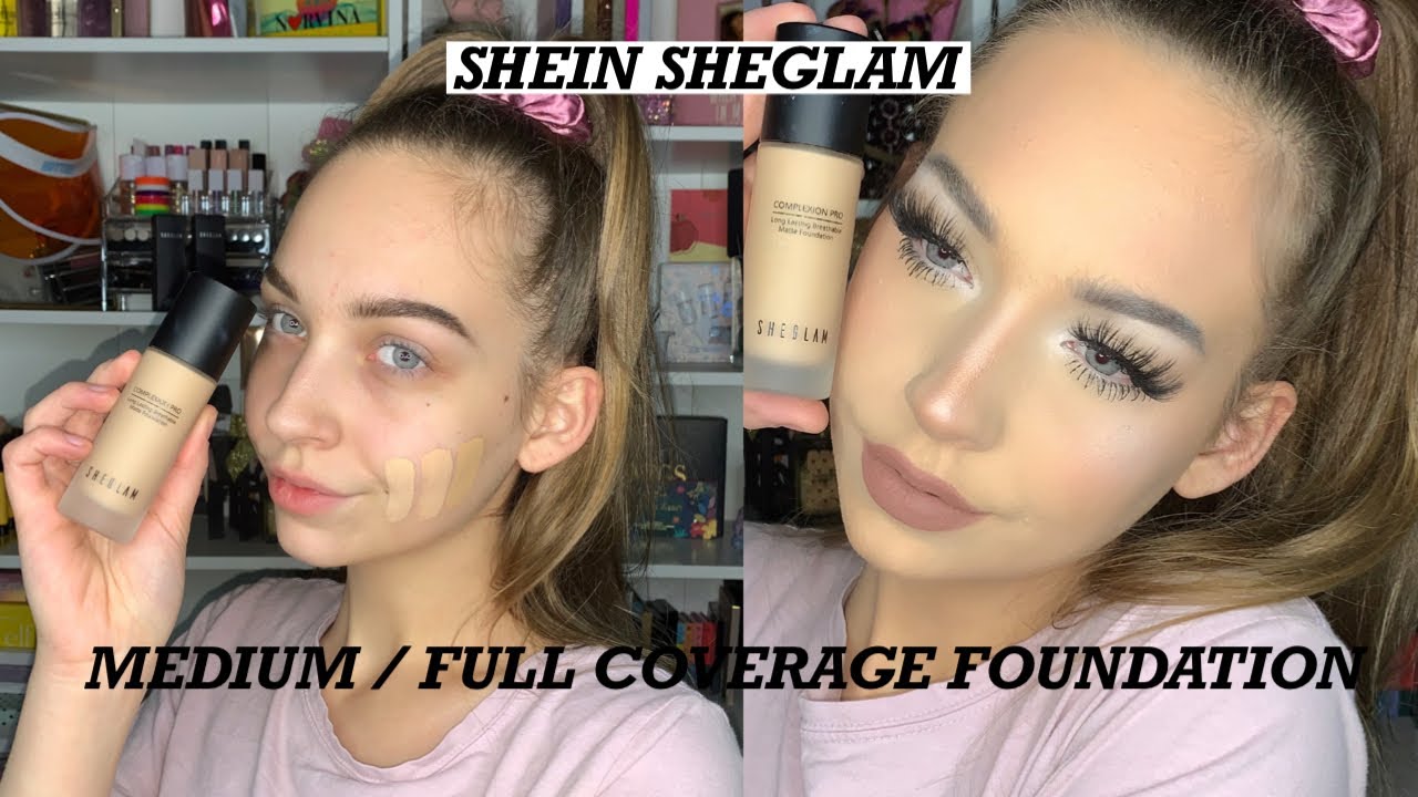 9 full coverage foundation from SHEIN SHEGLAM YouTube