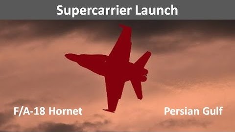 DCS F/A-18C Hornet Supercarrier Launch Procedure