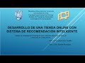 Desarrollo de una tienda online con sistema de recomendacion inteligente