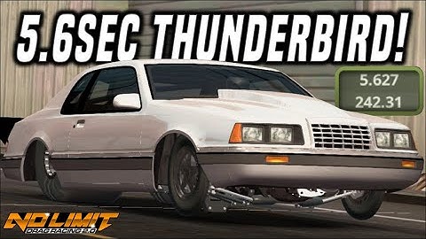 FASTEST Ford Thunderbird Tune - 5.6 ¼Mile | No Limit Drag Racing 2.0
