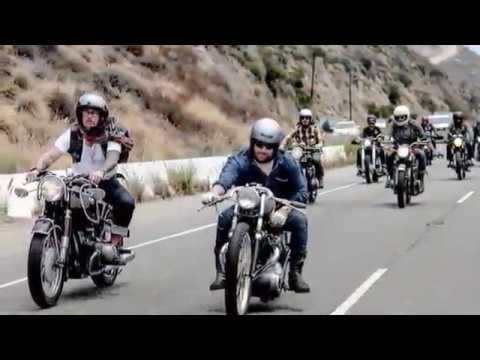 Venice Vintage Motorcycle Ride from Venice to the Rock Store