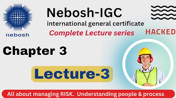 Nebosh Element/Chap 3, Lecture 3 | Managing risk | With new Syllabus | NEBOSH online complete course