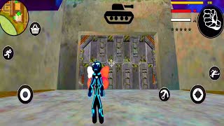 Next Level With Neon Iron Police Stickman Rope Hero screenshot 4