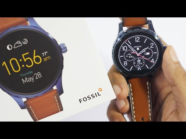 Fossil Q Marshal Smartwatch Unboxing & Overview - YouTube