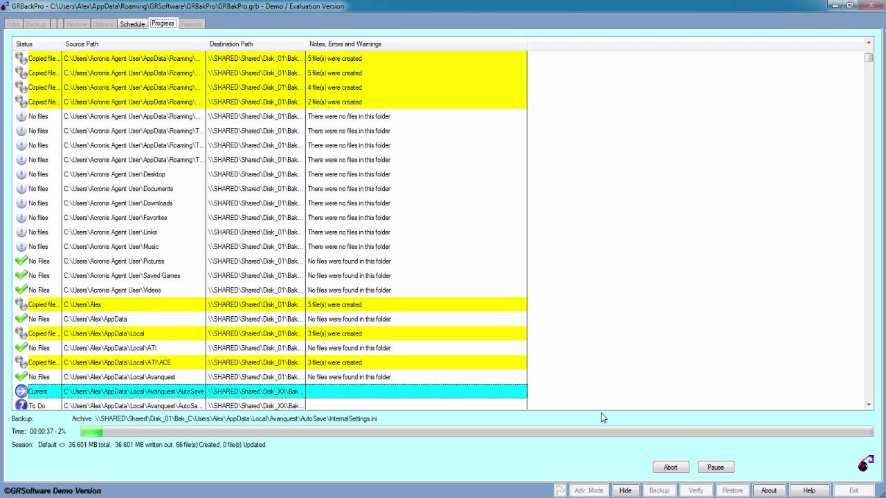 GRBackPro - Backup Software