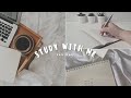 Evening study with me | guitar 🎸 ambience | 2 hr IRL | 25 + 5 🥥 pomodoro - 5