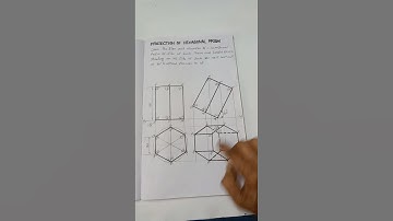 Projection of hexagonal prism