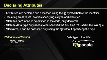 Houdini VEX | 09 - Declaring Attributes