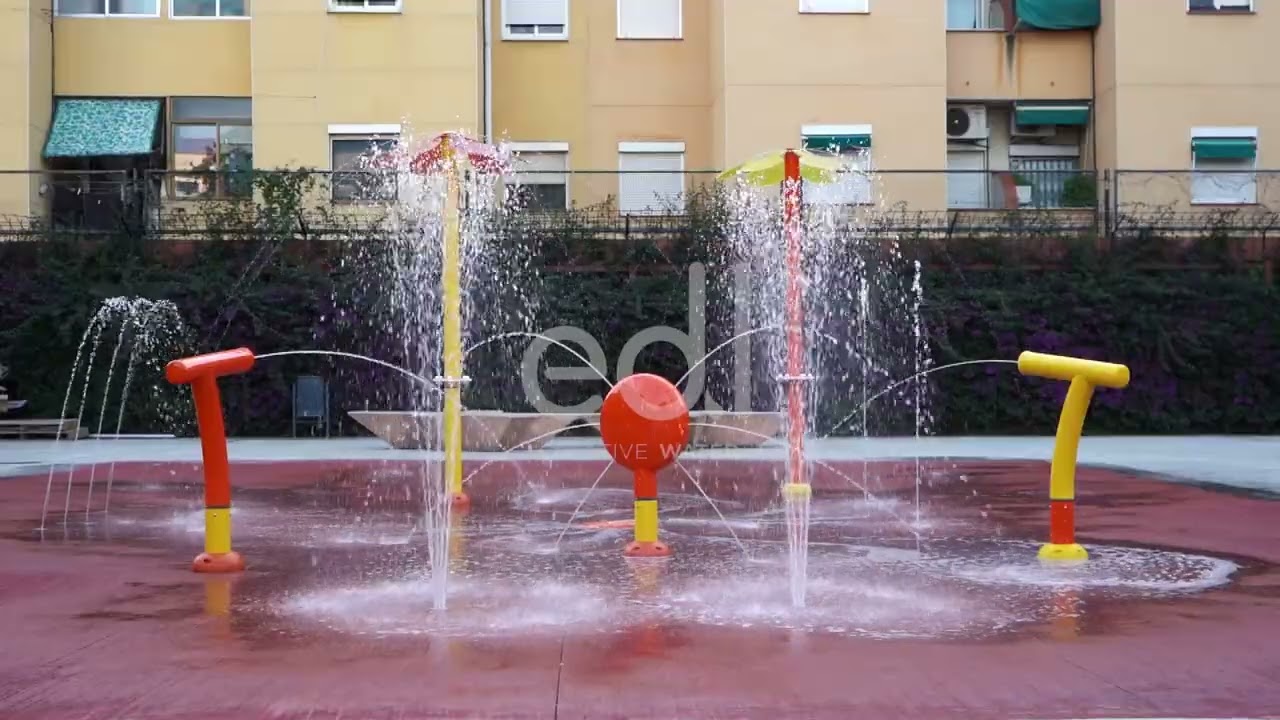 Fuente Lúdica de agua Jardins de la Noguera - el Prat de Llobregat