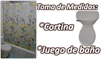 ¿Cómo medir una cortina de baño?