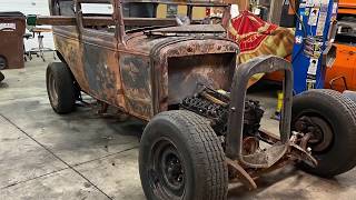 1930 Ford Model A build part 2 chopping the top