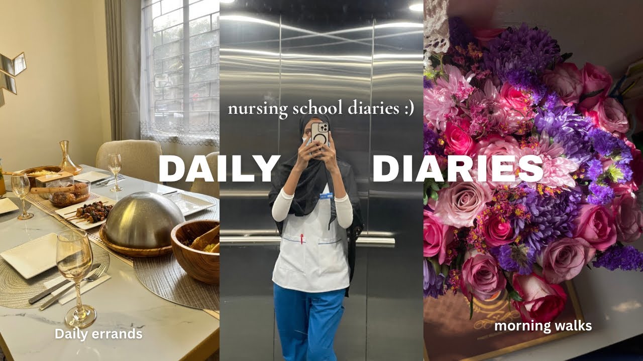 Daily diaries| last clinical rotations🏥dialysis/icu rotations week💌grocery errands🥦morning walks 🌆
