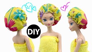 DIY Mini Shower Cap for Dolls/Dollhouse Accessories EASY