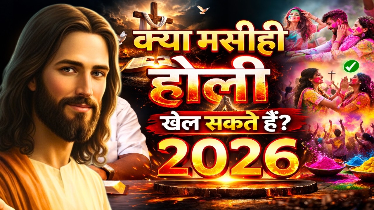 क्या मसीही होली खेल सकते हैं? 2026 | बाइबल क्या कहती है? | Yeshu Aane Wala Hai