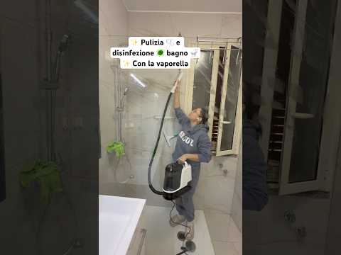 Video ? Pulizia ? e disinfezione ? bagno ? Con la vaporella