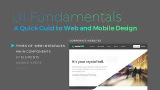 UI Design Fundamentals - Video 3 - Types of Interfaces (Part 1)