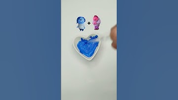 What color do mixed Characters make #colormixing #mixingthings #satisfying #insideout #viralvideo