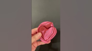 Squid Game Heart 🩷❤️ Polymer Clay Dalgona Cookie Challenge #shorts #squidgame #dalgona