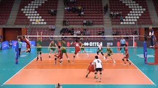 Masahiro Yanagida spiking. Team Japan