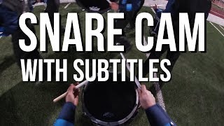 The Throne: Snare Cam WITH SUBTITLES - Wayne Valley 2019 - Chris Tu