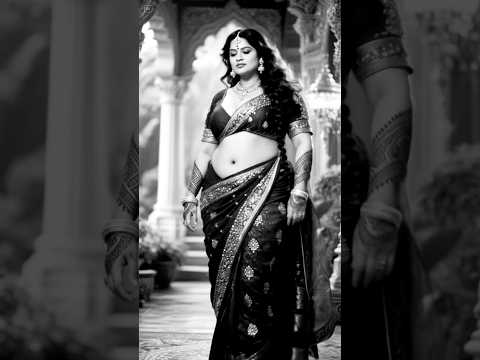 Royal Bengali Saree Look ✨ | Curvy Queen Style 👑 | #SareeShorts #PlusSizeBeauty #DesiElegance