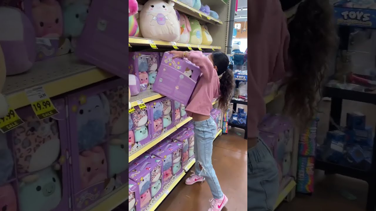 Buying All The Squishmallows You Can Carry In 10 Seconds Shorts Challenge Fyp 