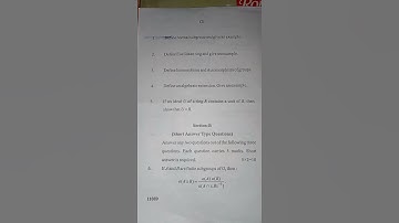 M.A/M.Sc 1st sem (Algebra) 2020