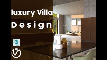 luxury Villa architecture design for the beginner in 3ds Max and Vray 5.