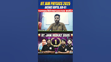 Toppers Kese preparation karte hai ! IIT JAM Physics Topper 2025 #iitjam2026 #physicswallah