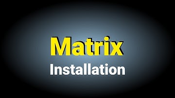 Matrix (Blender Addon) - Installation (Geometry Nodes/Node)