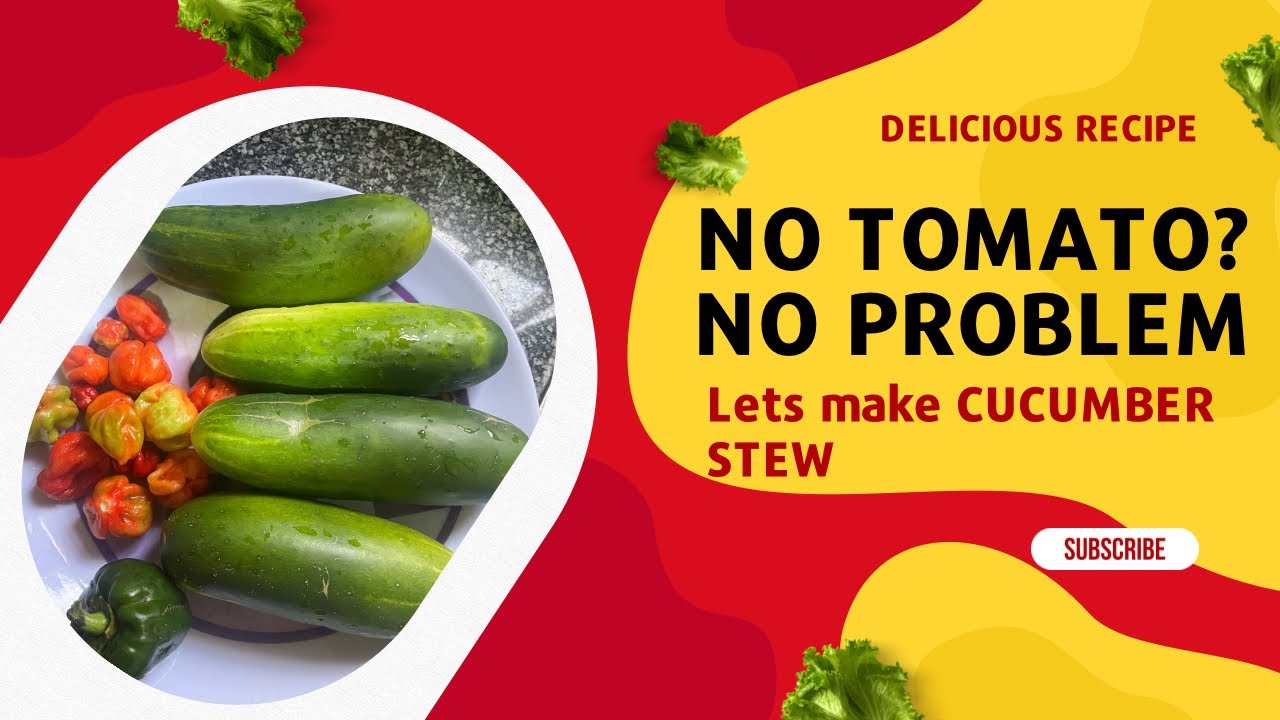 CUCUMBER STEW | NO TOMATO STEW | HEALTHY STEW | HEALTHY FOOD 