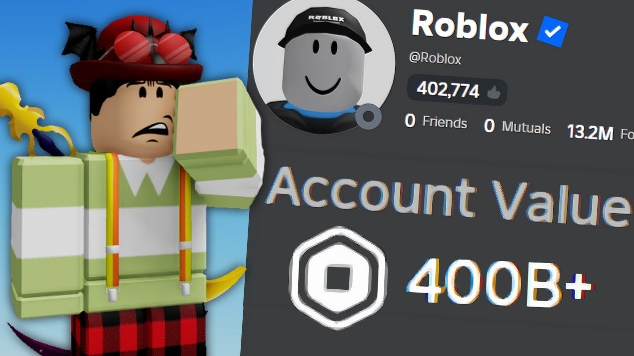 How Much Is The ROBLOX Account WORTH YouTube Maxresdefault