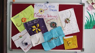 Rakshabandhan Celebration Blooming Buds Primary School Mayur Nagar Rakhi Making By Students