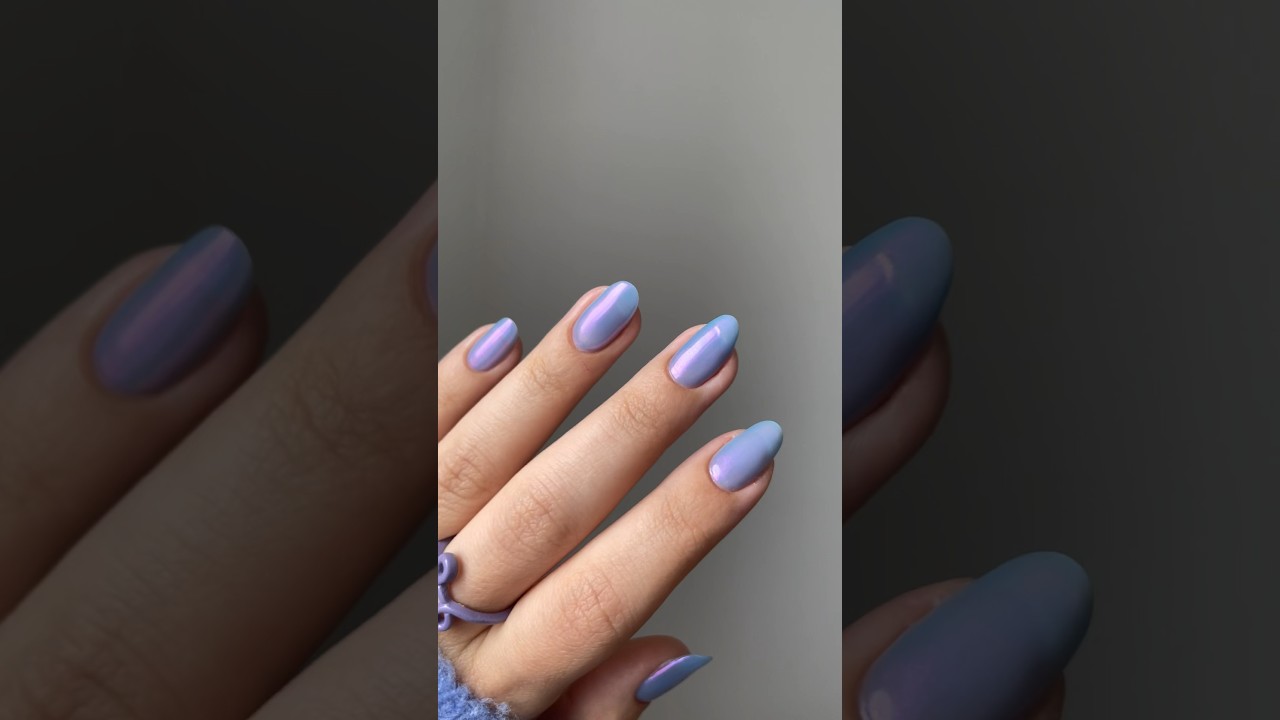 Glazed jelly nails 🥹🩵 yay or nay? 