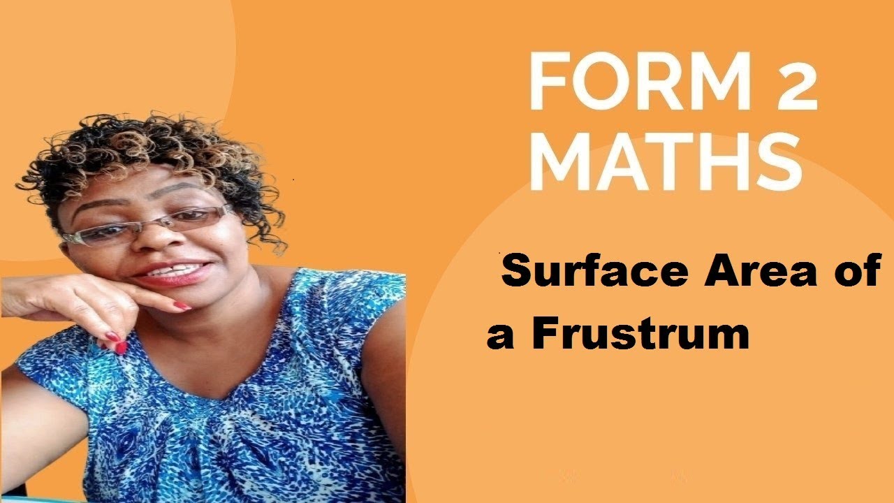 Математика, форма 2: Площадь поверхности усеченного конуса