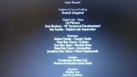 Other Angle Pictures / Know Productions / Arte / Yes DocuHD / Rabinovich Foundation / Nana10