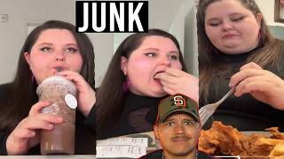 Reacting To Amberlynn's UNHINGED Day of Eating