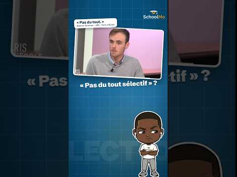 Allez étudier en France n'est pas sélectif ?