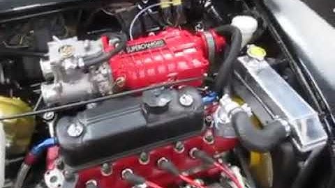Supercharged classic Mini