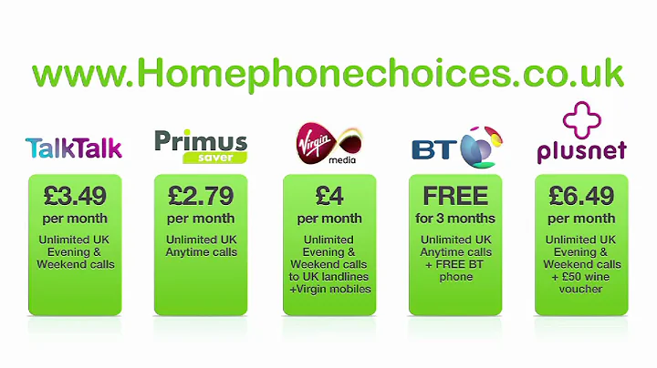 Top 5 Homephone Deals in March    - Get the cheapest landline package