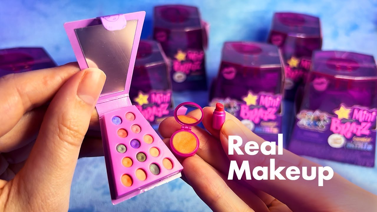 ASMR REAL Miniature Bratz Makeup Unboxing (Whispered) 